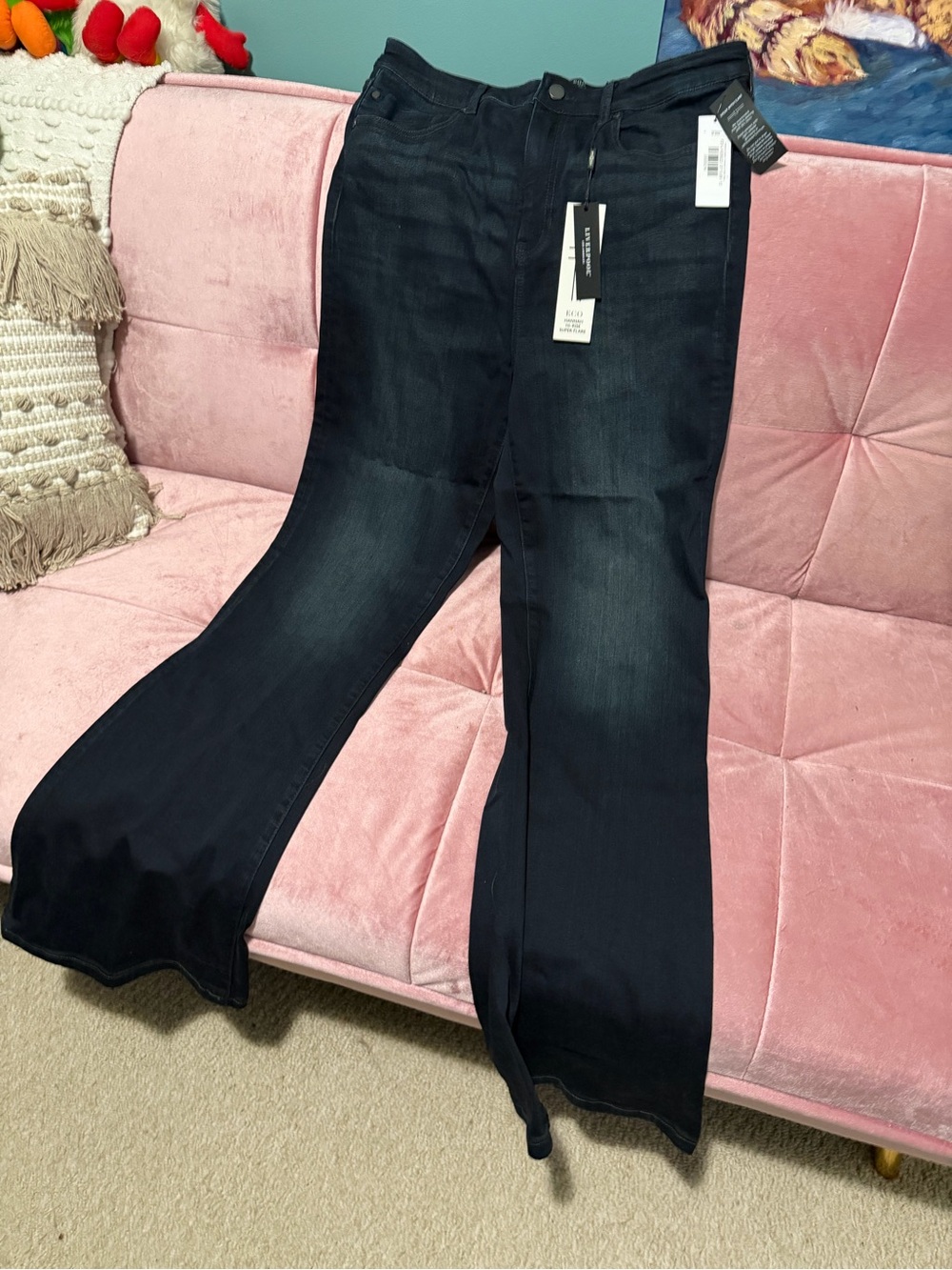 Liverpool Women's Dark Blue Flare Jeans